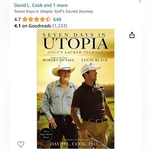 Seven Days In Utopia Paperback Book